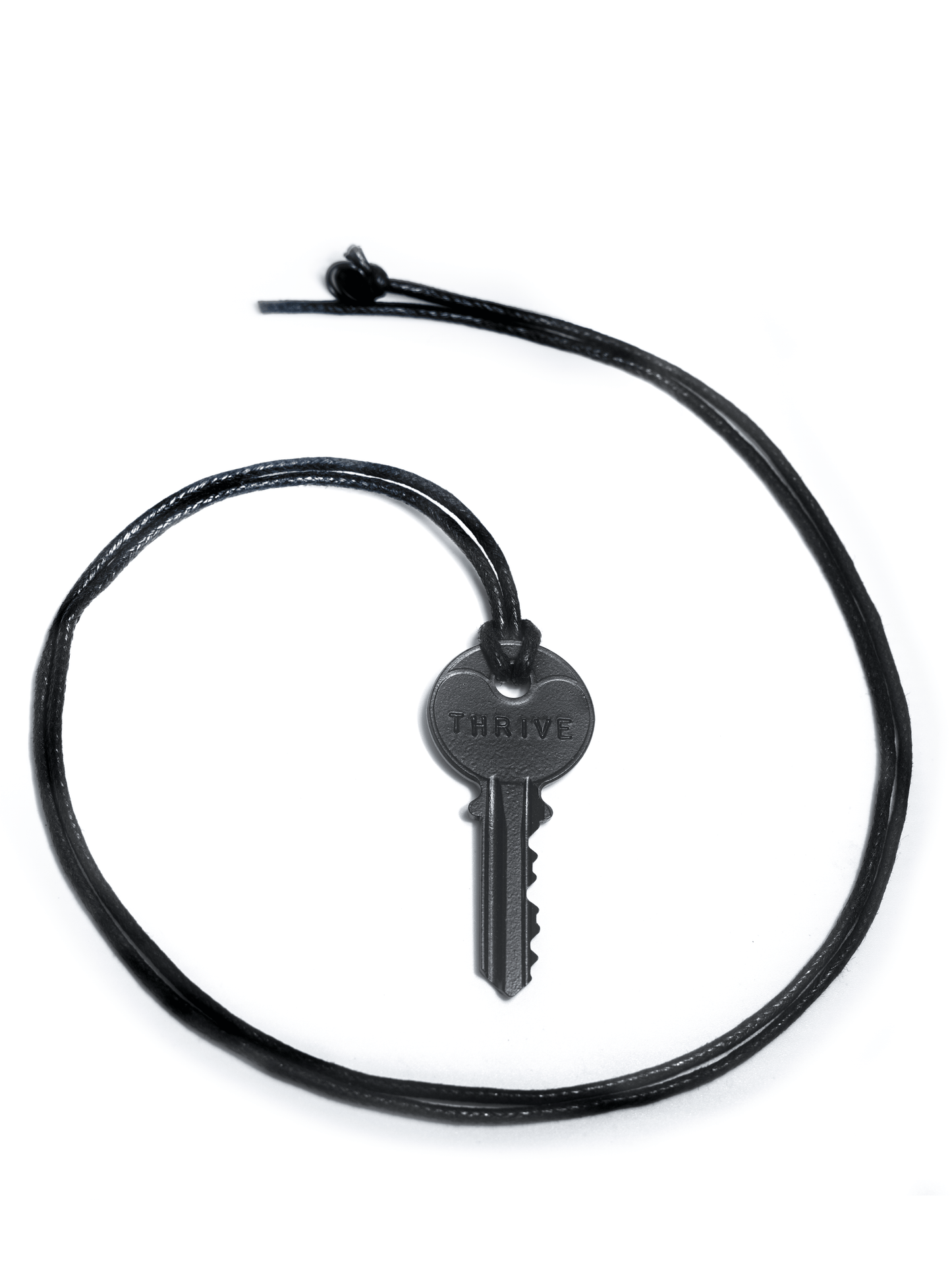 Matte Black with a black chord The Giving Keys