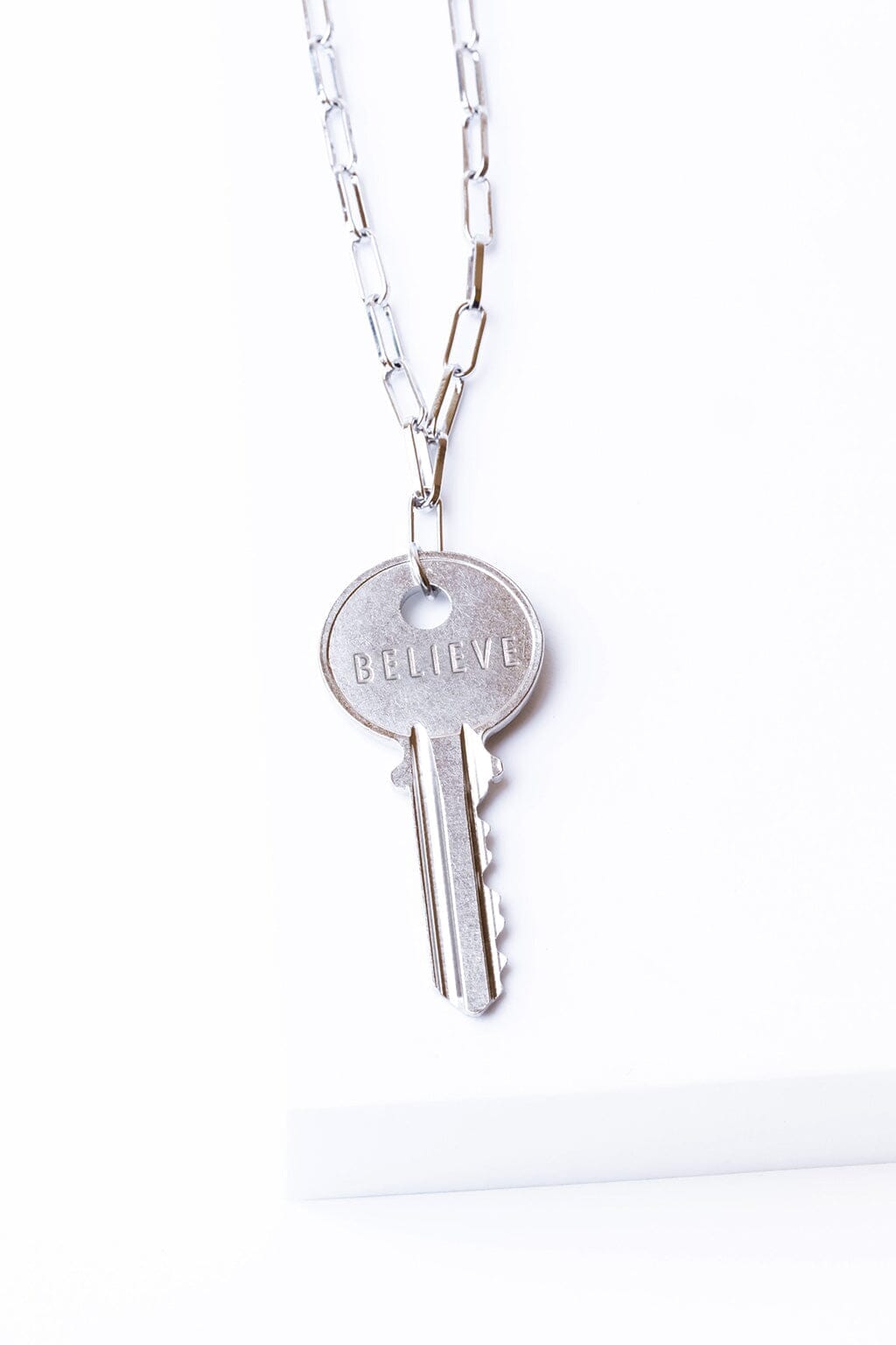N - Brooklyn Classic Key Necklace Necklaces The Giving Keys Silver 