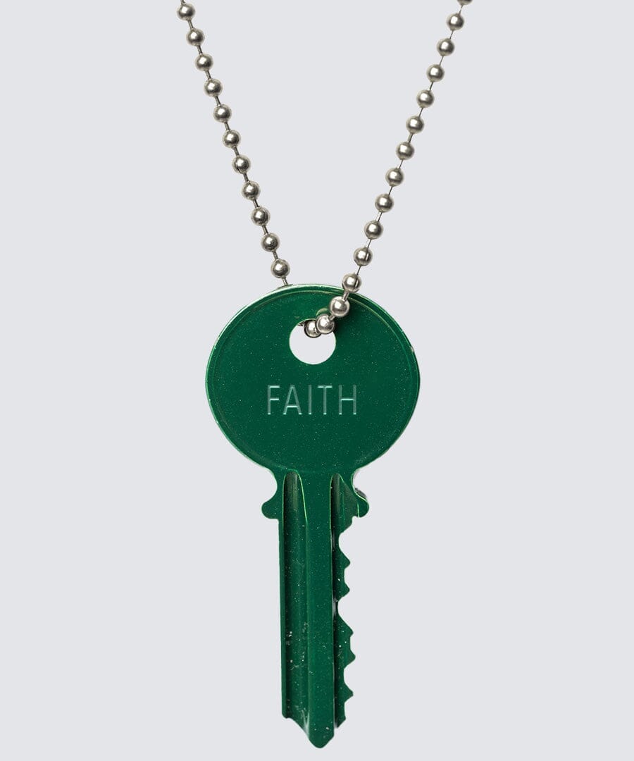 emerald green/faith