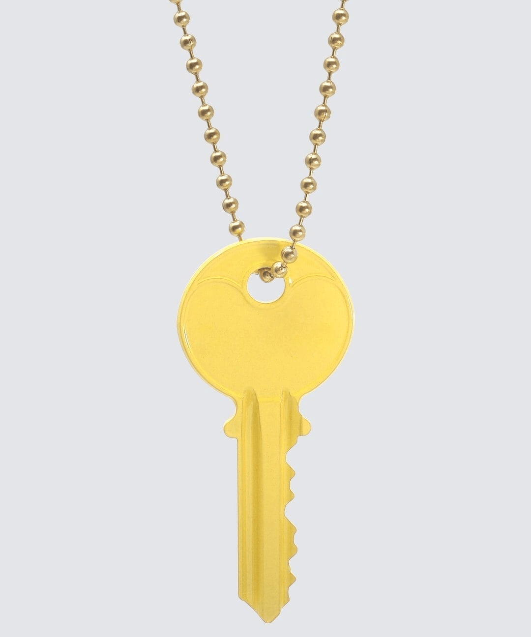 Color Classic Key Gold Ball Chain Necklace Necklaces The Giving Keys