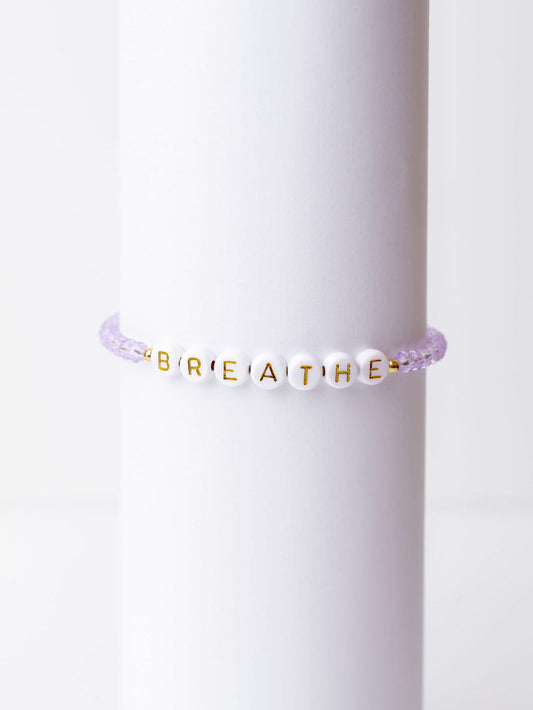BREATHE Crystal Beaded Bracelet Bracelets The Giving Keys 