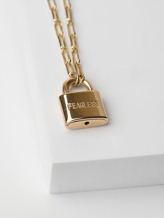 Brooklyn Padlock Necklace Necklaces The Giving Keys 