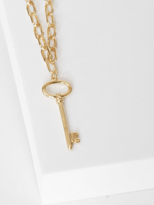 HOPE Large Skeleton Key Necklace Necklaces The Giving Keys 