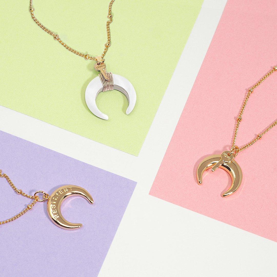 Crescent Horn Necklaces
