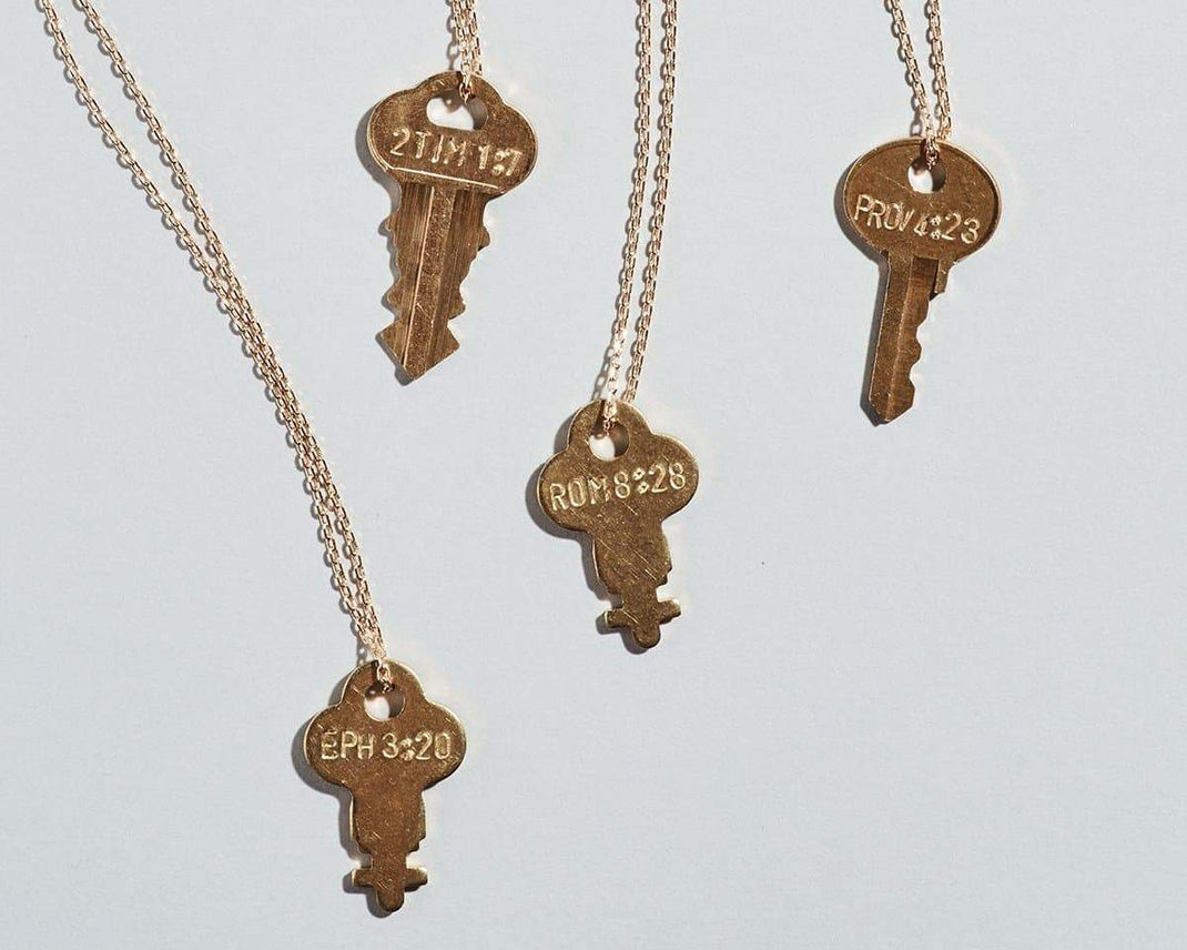 Christian Key Jewelry - Scriptures | The Giving Keys