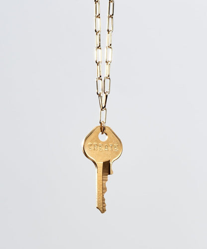 N - Brooklyn Classic Key Necklace Necklaces The Giving Keys 
