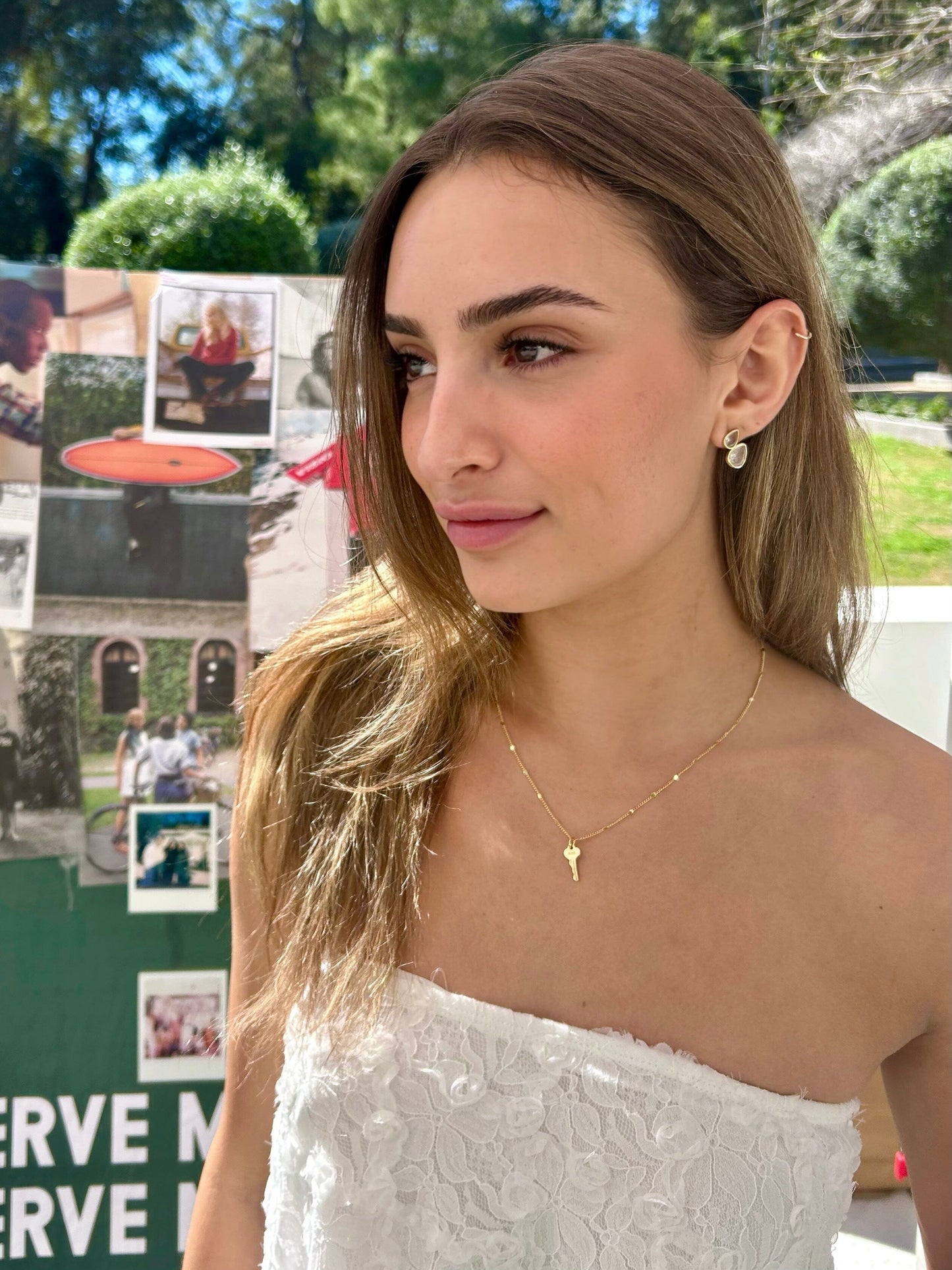 RISE Sparkle Petite Necklace Necklaces The Giving Keys 