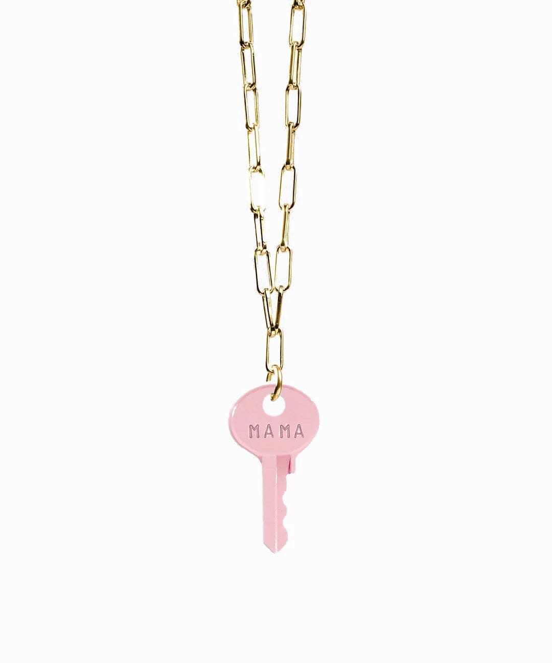 N - Pastel Pink Dainty Brooklyn Necklace Necklaces The Giving Keys 