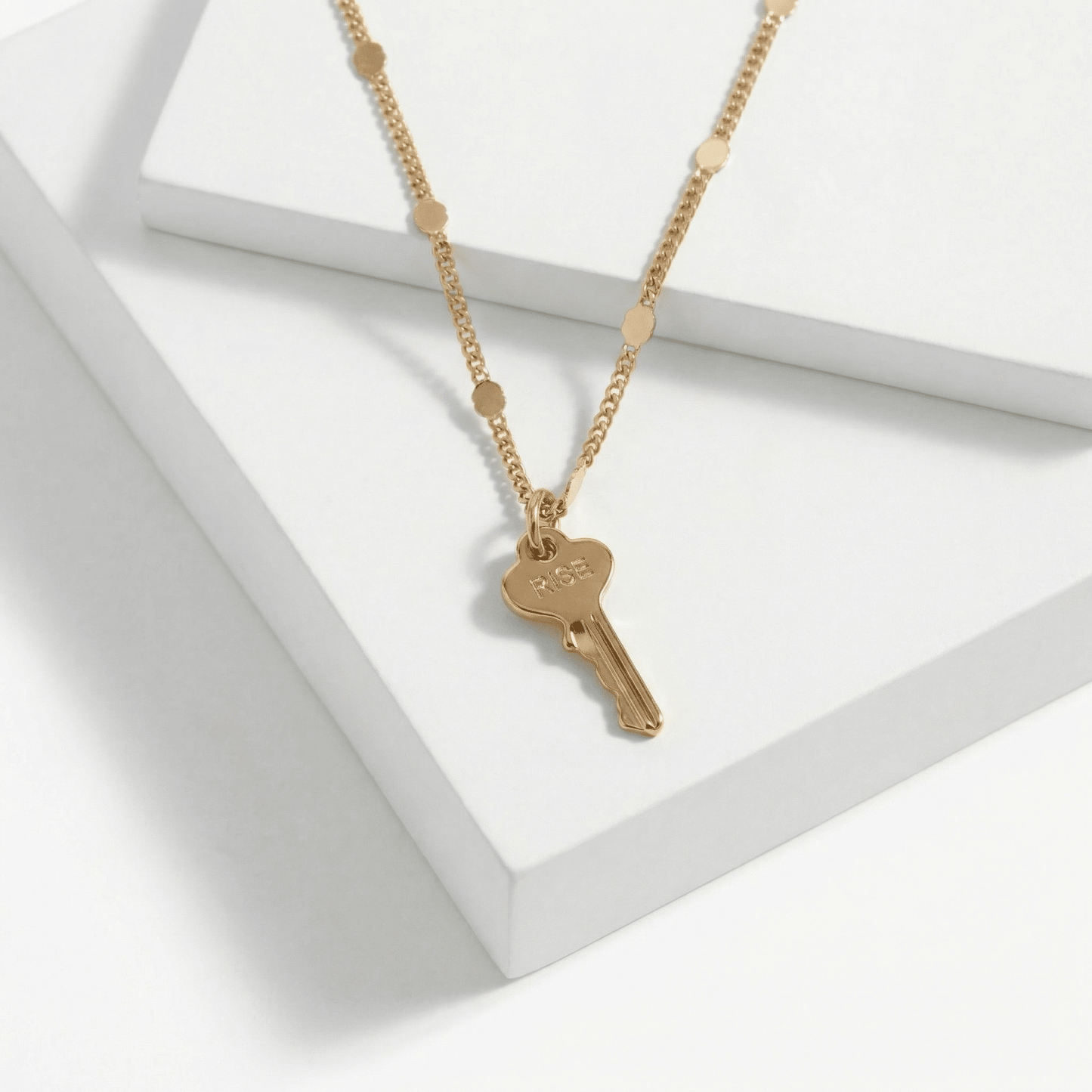 RISE Sparkle Petite Necklace Necklaces The Giving Keys 