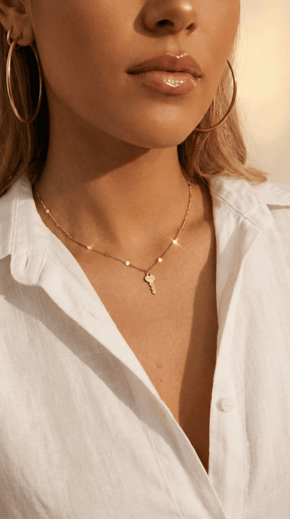 RISE Sparkle Petite Necklace Necklaces The Giving Keys 