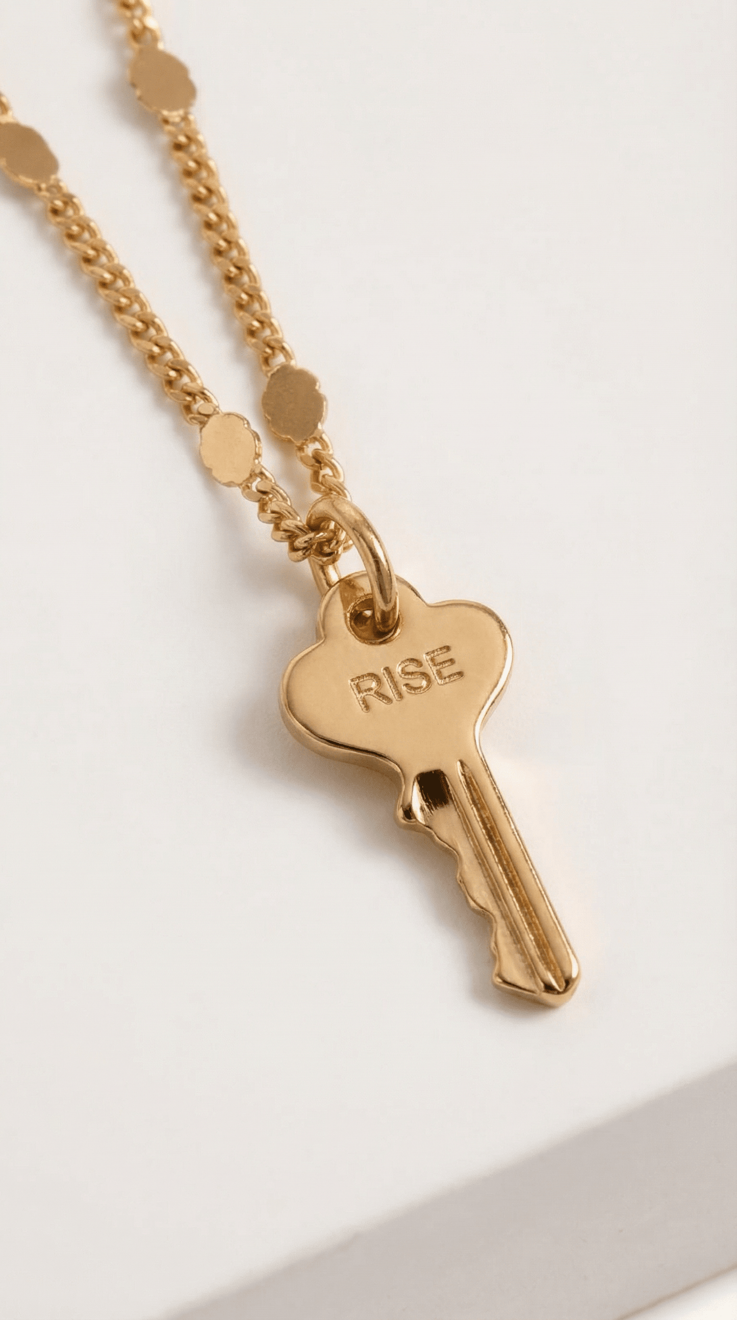 RISE Sparkle Petite Necklace Necklaces The Giving Keys Gold RISE 