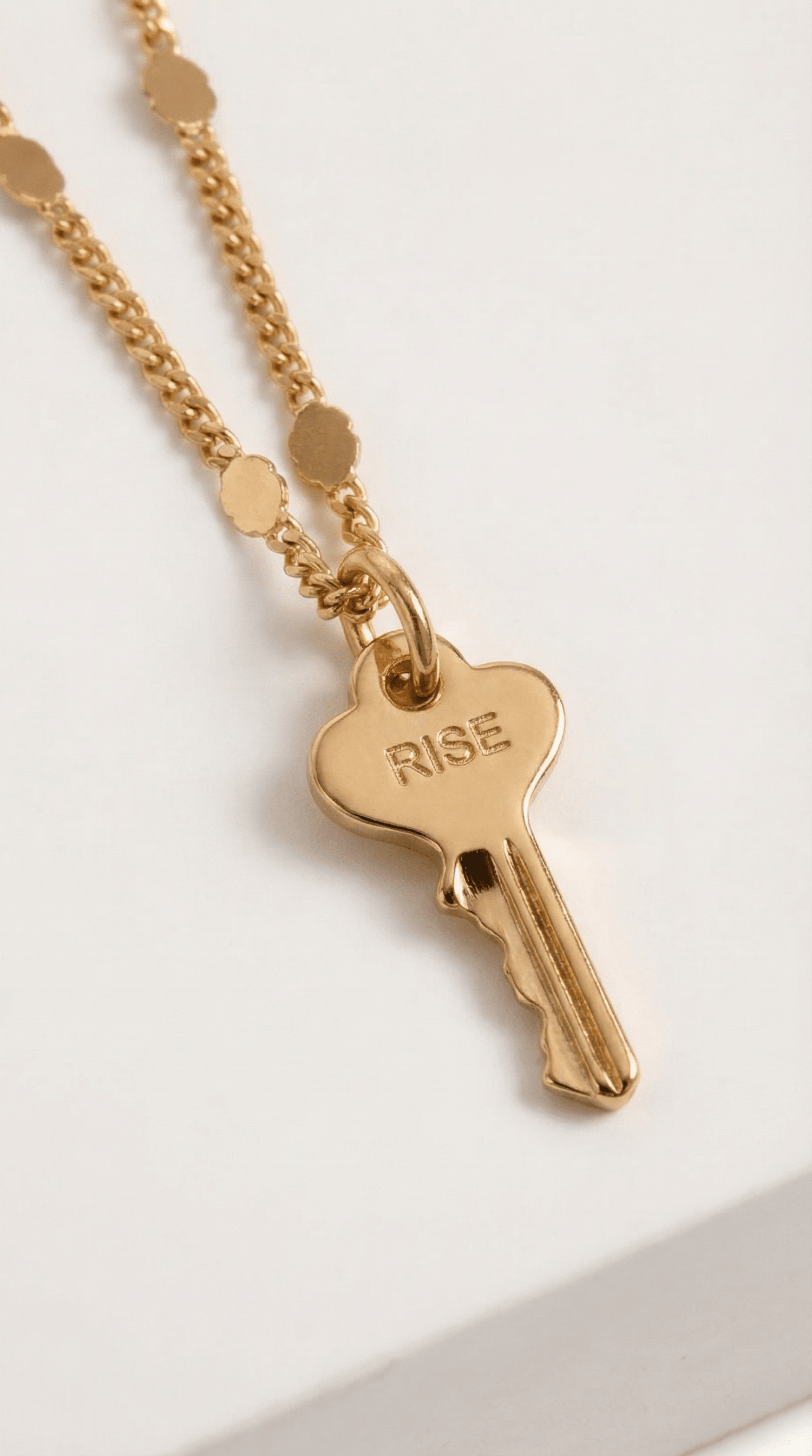 RISE Sparkle Petite Necklace Necklaces The Giving Keys Gold RISE 