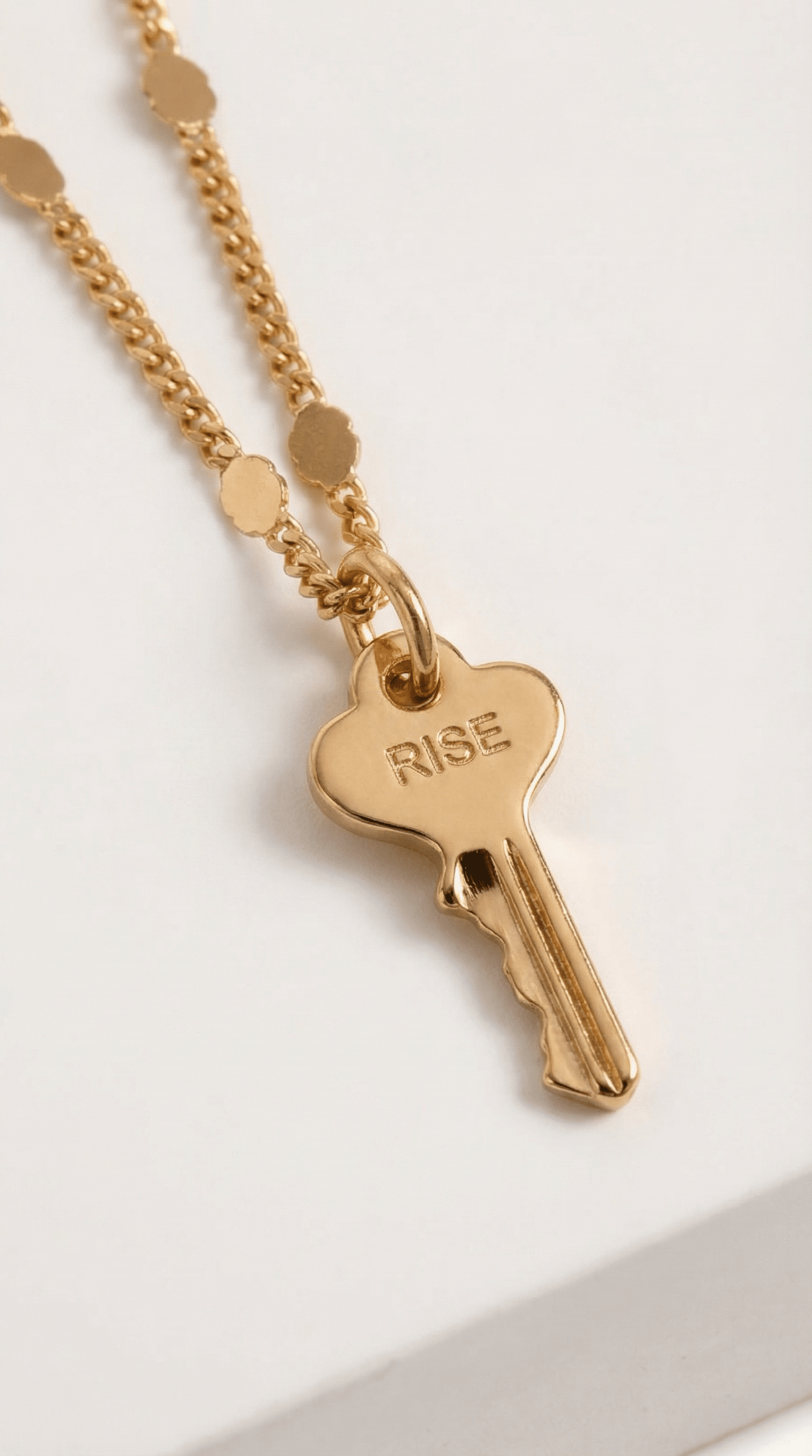 RISE Sparkle Petite Necklace Necklaces The Giving Keys Gold RISE 
