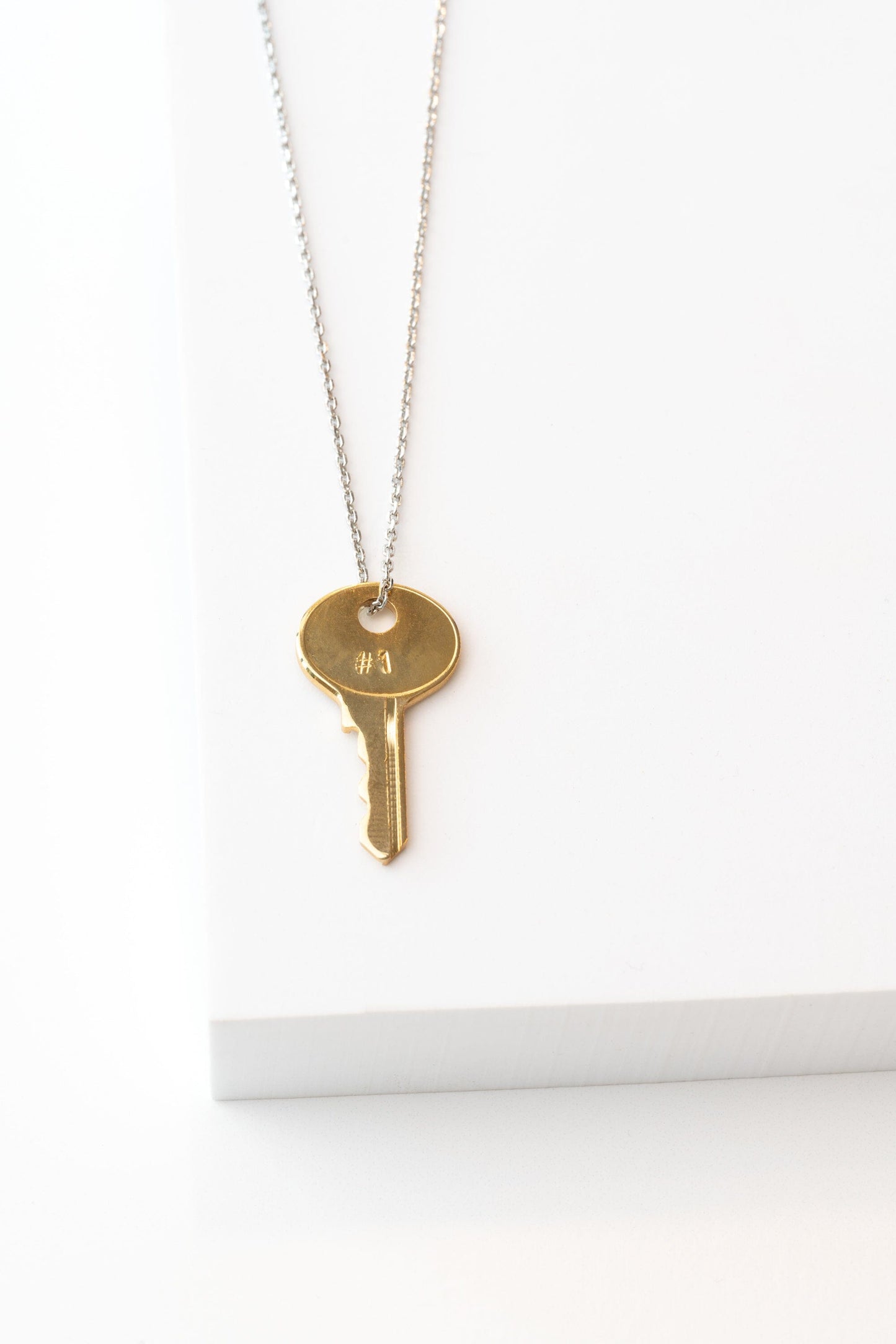 THE ONE Dainty Key Necklace Necklaces The Giving Keys 