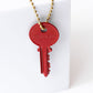 N - True Red Classic Ball Chain Key Necklace Necklaces The Giving Keys 
