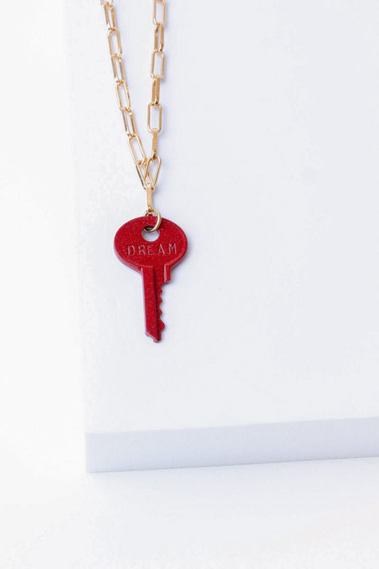 N - True Red Dainty Brooklyn Necklace Necklaces The Giving Keys 