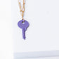 N - Lavender Dainty Brooklyn Necklace Necklaces The Giving Keys 
