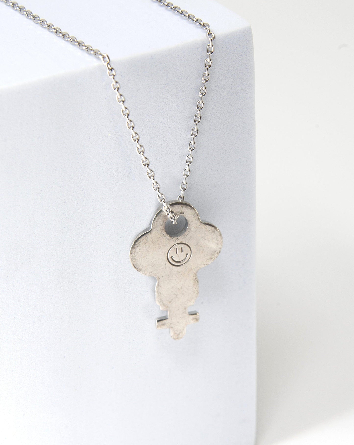 Symbol Dainty Key Necklace Necklaces The Giving Keys Dainty Silver 