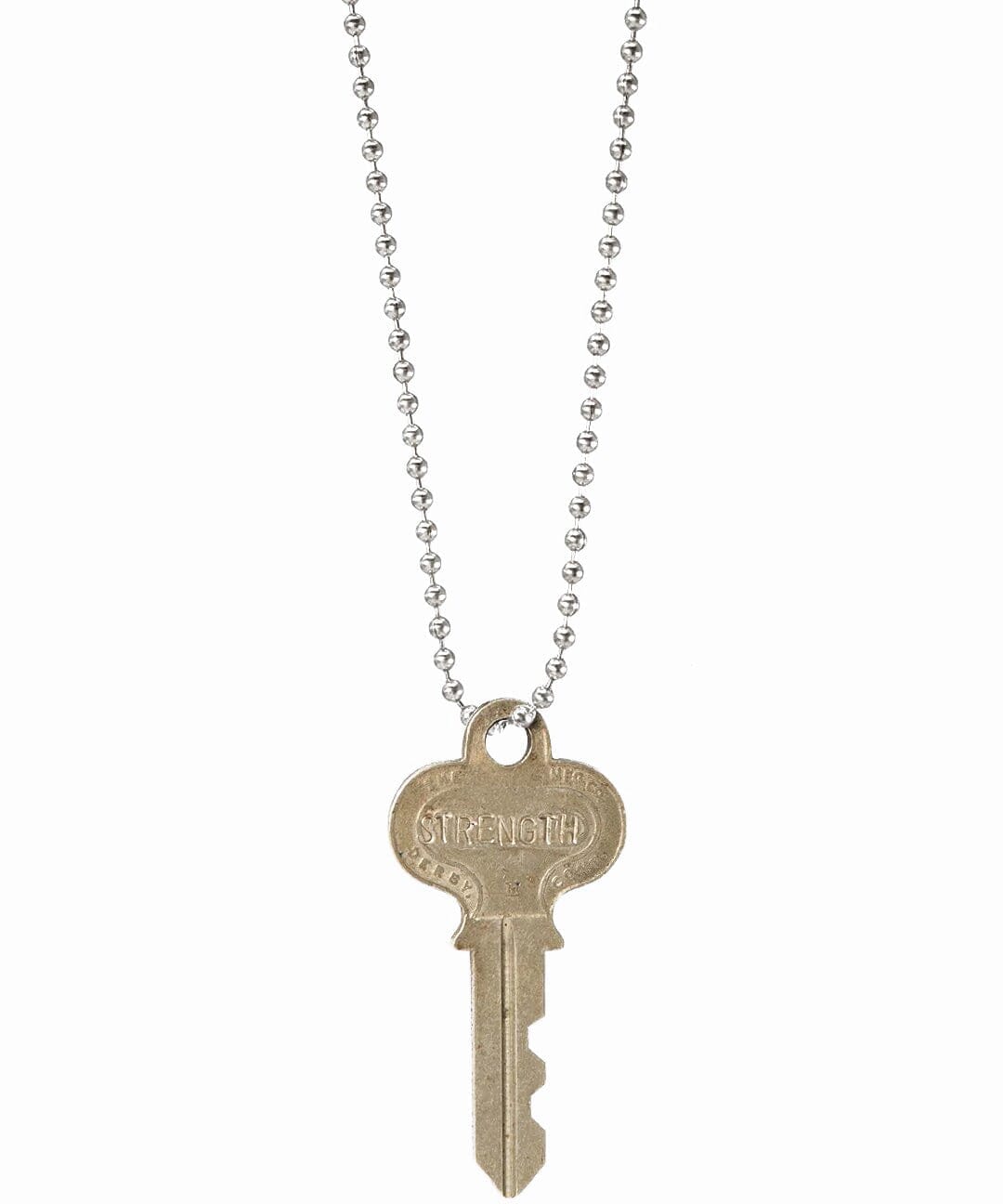 N - Vintage Classic Ball Chain Key Necklace Necklaces The Giving Keys 
