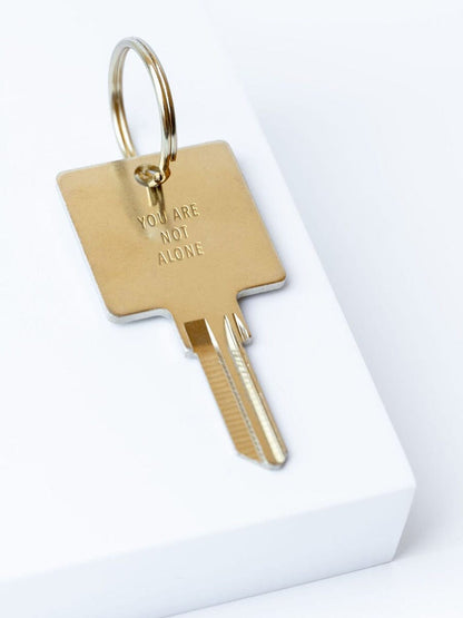 N - YOU ARE NOT ALONE Keychain Key Chain The Giving Keys 
