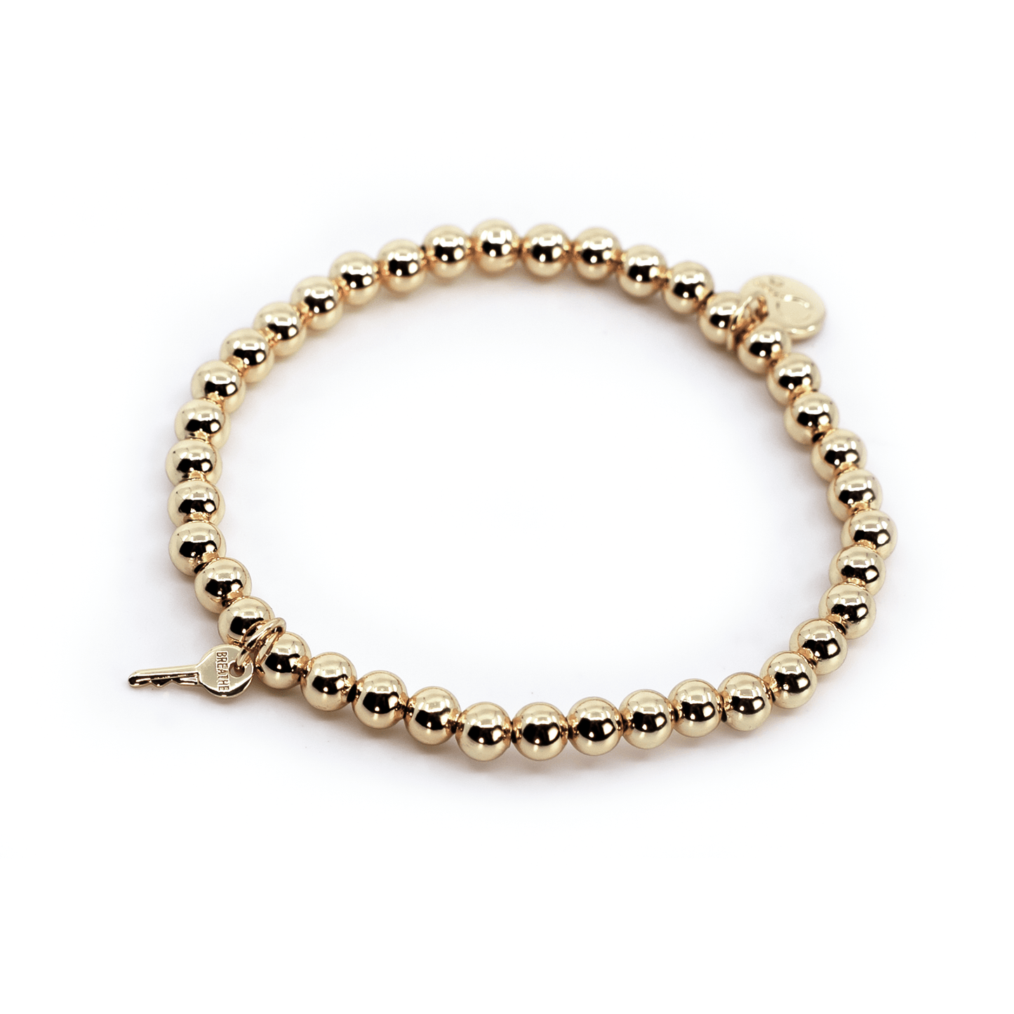 Metallic Bead Bracelet Bracelets The Giving Keys 