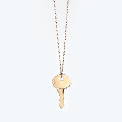 Dainty Emily Key Necklace Necklaces The Giving Keys Gold 
