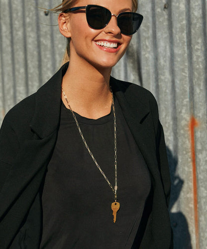 N - Brooklyn Classic Key Necklace Necklaces The Giving Keys 