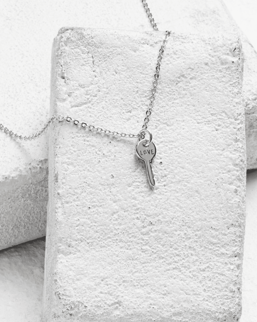 Atticus Mini Key Necklace The Giving Keys Silver 