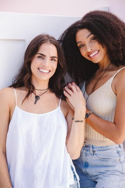 Classic Key Black Ball Chain Necklace Necklaces The Giving Keys 