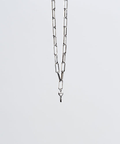 Brooklyn Mini Key Necklace Necklaces The Giving Keys LOVE Silver 