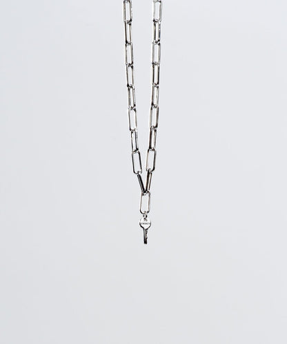 Brooklyn Mini Key Necklace Necklaces The Giving Keys STRENGTH Silver 