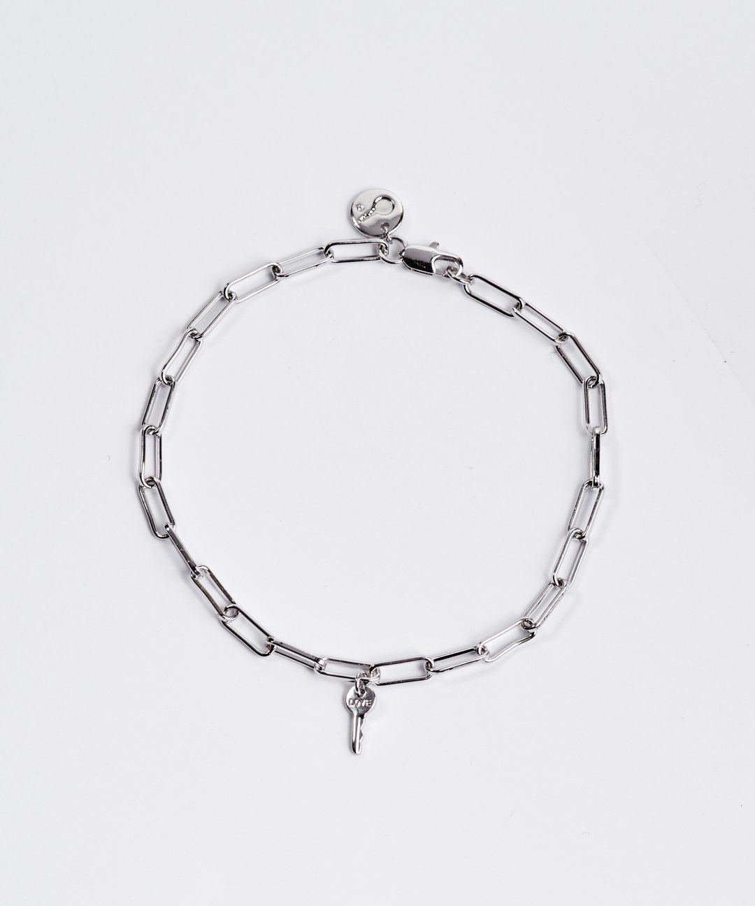 Brooklyn Mini Key Bracelet Necklaces The Giving Keys LOVE Silver 