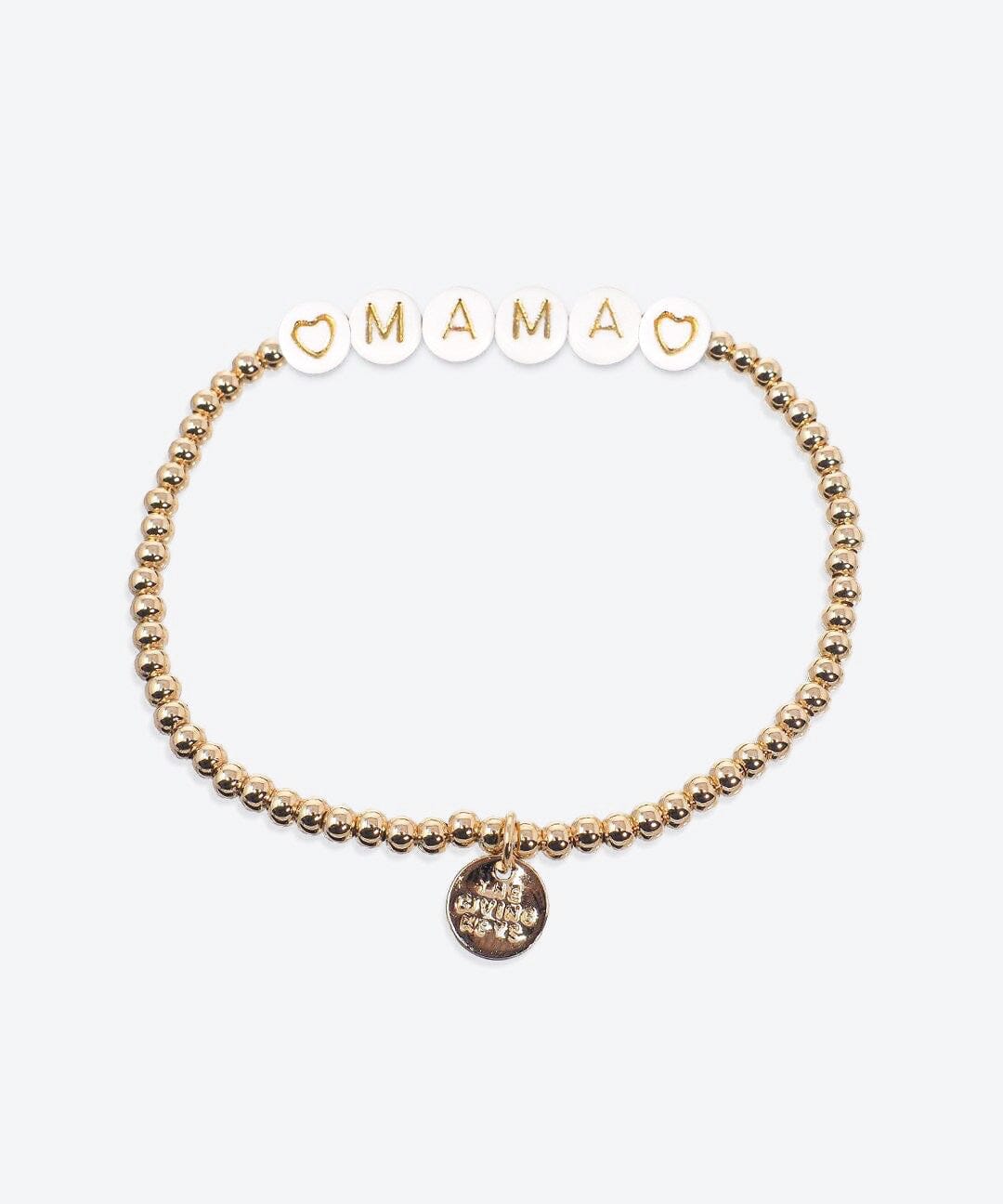 ♡MAMA♡ Beaded Bracelet Bracelets The Giving Keys GOLD 