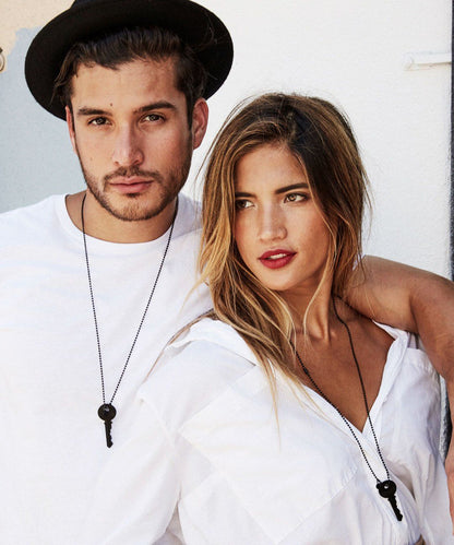 Best Friends Matte Black Key Necklace Set Necklaces The Giving Keys | Lifestyle