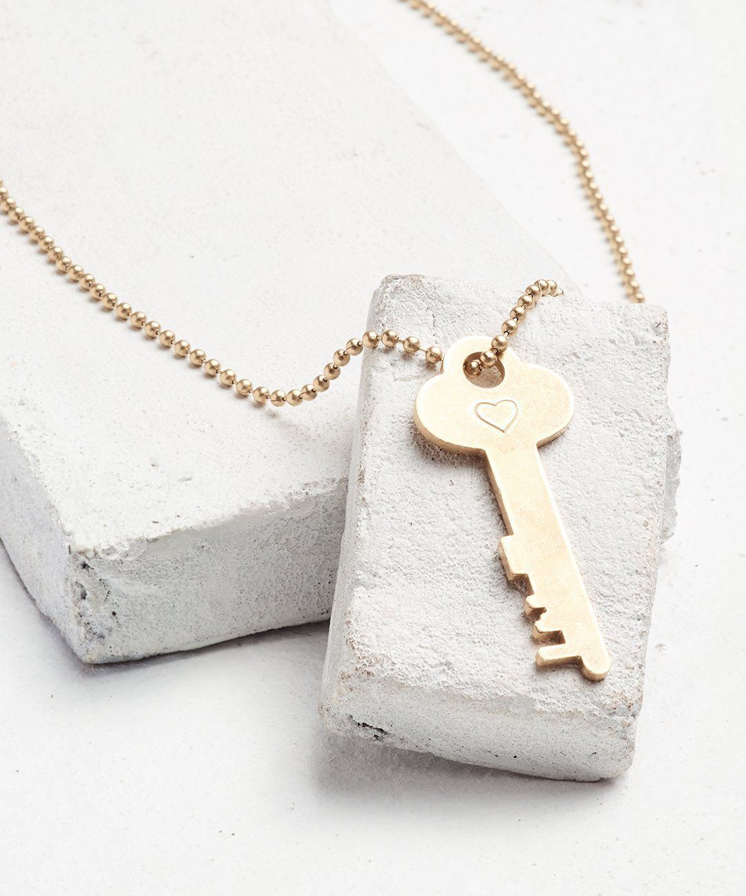 Symbol Classic Ball Chain Key Necklace Necklaces The Giving Keys 